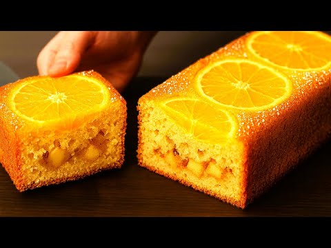 Видео: Самый воздушный яблочно-апельсиновый пирог! Такой нежный, что тает во рту!
