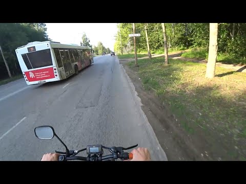 Видео: Первый выезд электрического фэтбайка Syccyba