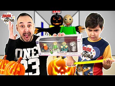 Видео: ФИГУРКИ БАЛДИ - РАСПАКОВКА! ПАПА РОБ И ЯРИК: BALDI`S BASICS FIGURE PACK НА ХЭЛЛОУИН!