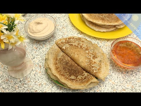 Видео: Блины постные на закваске.  Очень вкусные, полезные и необычайно ароматные