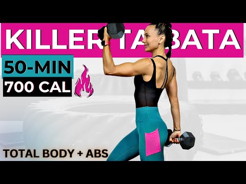 Видео: 50-МИНУТНАЯ ИНТЕНСИВНАЯ ТРЕНИРОВКА TABATA ДЛЯ СЖИРА (быстрое похудение, наращивание сухой мышечно...