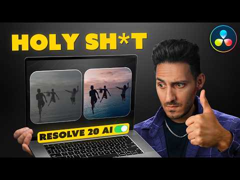 Видео: Три функции ИИ, которые станут опасно хороши в Resolve 20