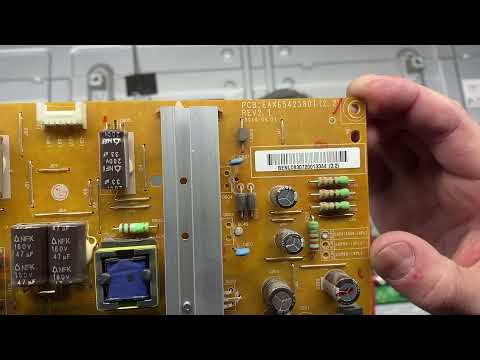 Видео: LG 47LB650 доработка БП EAX65423801 (2.2) после замены подсветки