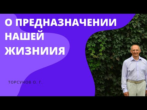 Видео: О предназначении нашей жизни. Торсунов лекции