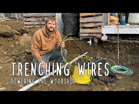 Видео: Электрифицируем наш дровяной сарай — прощайте удлинители