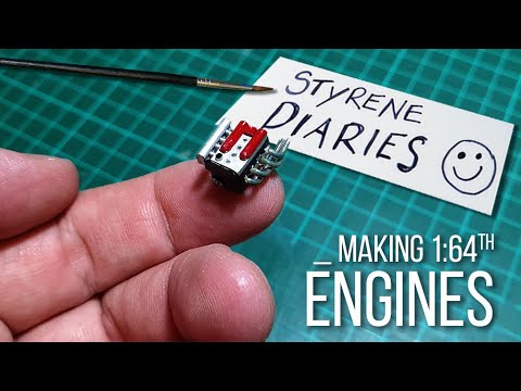 Видео: ДНЕВНИКИ СТИРОЛА: Как сделать паровозики в масштабе 1:64 для Hot Wheels, Matchbox, Corgi