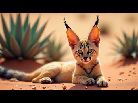 Видео: Кот, который НЕ ОСТАВЛЯЕТ следов, НЕ ПЬЁТ воду, ЛАЕТ и поедает САМЫХ ЯДОВИТЫХ обитателей пустыни!