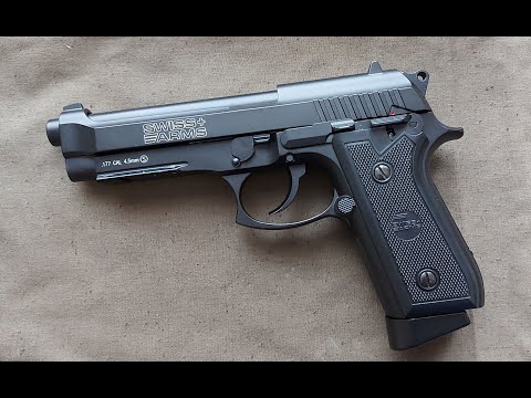 Видео: Пневматический пистолет Swiss Arms P92: Часть 2. Выпрямляю внутренний стволик.