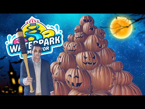 Видео: Хэллоуинское обновление | Waterpark Simulator # 12