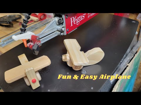 Видео: Изготовление простого игрушечного самолета