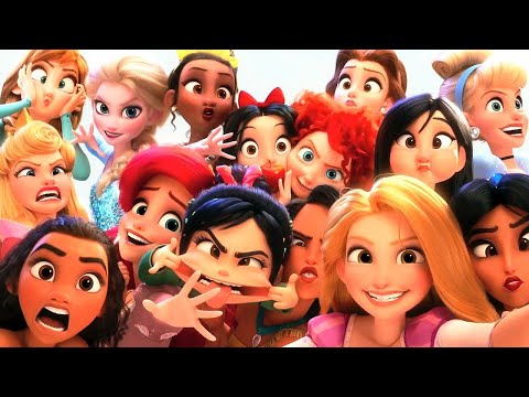 Видео: Все принцессы Disney в фильме «Ральф против Интернета»