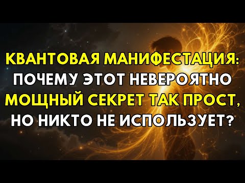 Видео: Твой Ключ К Квантовой Манифестации: Почему Проще Не Бывает, А Ты Все Еще Ждешь?