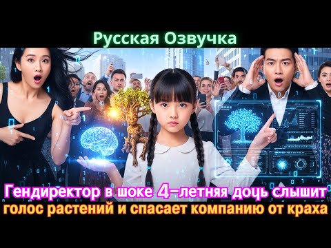 Видео: Гендиректор в шоке 4-летняя дочь слышит голос растений и спасает компанию от краха #дорама#2025