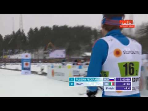Видео: Фантастическая победа Сергея Устюгова 26.02.2017_Чемпионат мира 2017. Лахти. Командный спринт.