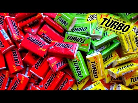 Видео: Распаковка блока жвачек Турбо. Вкладыши Turbo