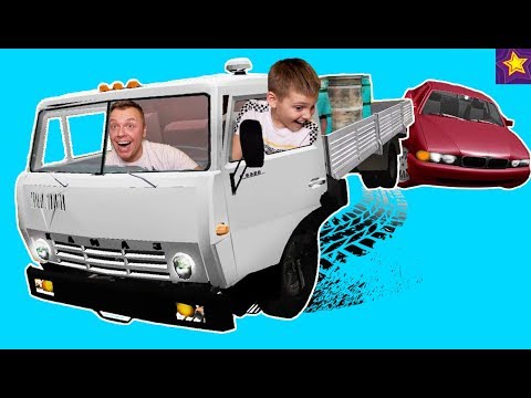 Видео: Взяли КАМАЗ и ПЕРЕКРАСИЛИ БМВ !!! Зачем ИГОРЬ Едет к Банкомату?