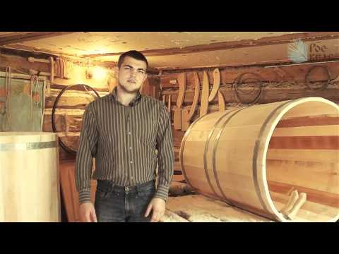 Видео: Производство уникальных кедровых бочек РосКедр.