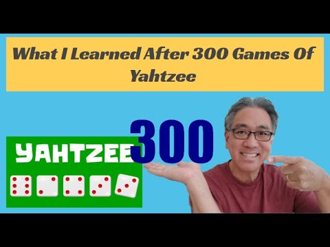 Видео: Чему я научился, сыграв 300 партий в Yahtzee: советы и стратегии