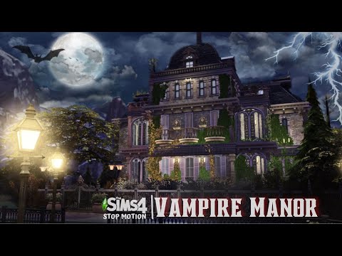 Видео: Таинственное Вампирское Поместье || The Sims 4 || Stop Motion [No CC]