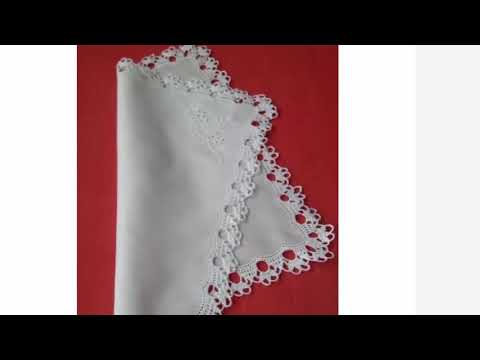 Видео: Кайма для обвязки края изделия   схемы для вязания крючком