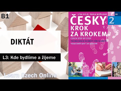 Видео: Чешский шаг за шагом 2 (B1) – Урок 3 – ДИКТАНТ