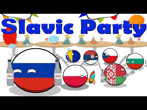 Видео: Countryballs: Славянская вечеринка