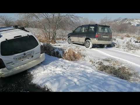 Видео: мазда мпв мазда трибьют, покатушки, первый снег