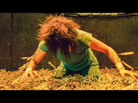 Видео: Девушку сбросили в яму с 1000 грязными шприцами, чтобы она нашла среди них ключ (Пила 2)