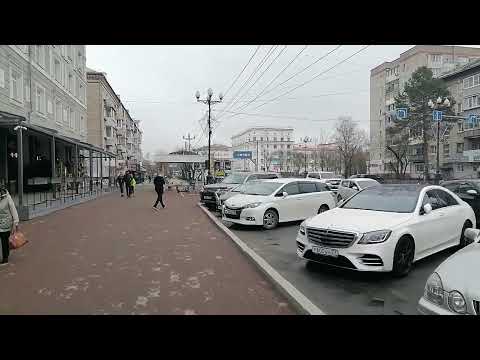 Видео: Прогулка по ул.Ленина, Хабаровск, 17.04.24
