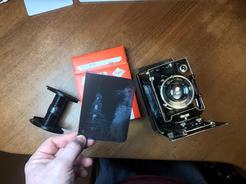 Видео: Сьемка на AGFA ORTHO - рентеновскую пленку формата 9х12 . Итоги и размышления