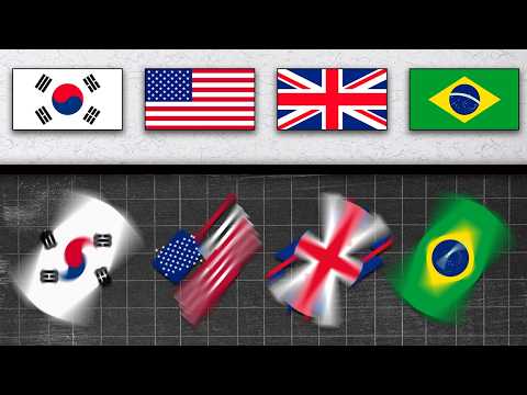 Видео: Скрытые оптические иллюзии флагов