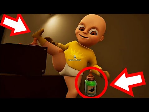 Видео: ЗАЧЕМ Я ДАЛ ЕМУ ЭТУ БУТЫЛКУ ?! ИГРА The Baby In Yellow