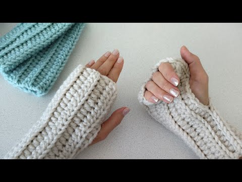 Видео: 🤗 ЛЕГКО И ПРОСТО! МИТЕНКИ КРЮЧКОМ / crochet mittens /fingerless gloves crochet