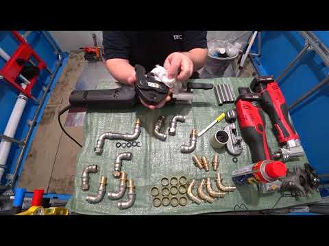 Видео: Нержавеющие пресс-системы Viega Sanpress Inox , подготовка труб/фитингов к монтажу систем ХВС/ГВС/ЦО
