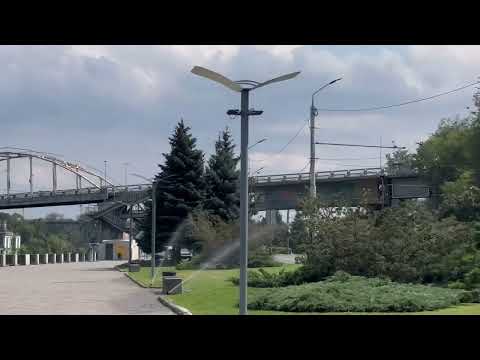 Видео: Дніпро. Січеславська набережна, Монастирський острів, парк Шевченка-оглядовий майданчик.