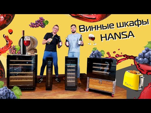 Видео: ТОП-4 винных шкафов HANSA + правда о хранении вина и розыгрыш винного шкафа