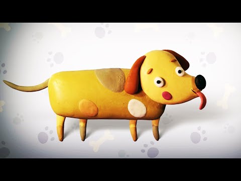 Видео: Пластилинки  ✨  Изучаем зверушек: Гав-гав✨ Toons Academy – Развивающие мультики для малышей