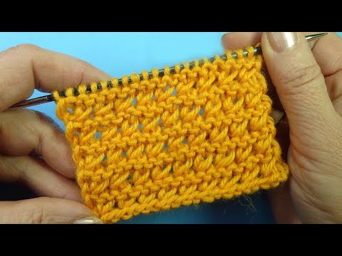 Видео: УНИВЕРСАЛЬНЫЙ УЗОР С ИЗЮМИНКОЙ Вязание спицами 74