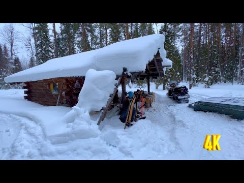 Видео: ЗИМНЯЯ ТАЙГА, СКАЗОЧНАЯ ИЗБА В 23 ФЕВРАЛЯ | РЫБАЛКА НА ТАЕЖНОЙ РЕКЕ | 2 ЧАСТЬ