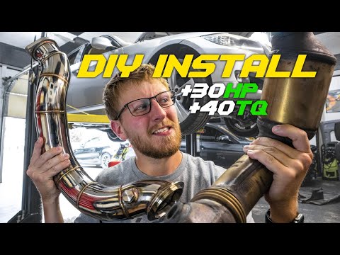 Видео: Зачем вам НУЖНЫ эти безкатонные выхлопные трубы N54 и как их установить на BMW 335i или 135i!