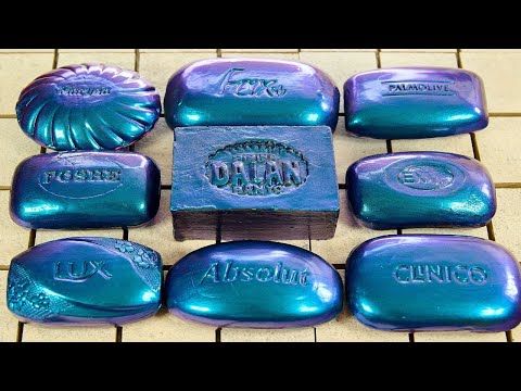 Видео: ASMR Soap/ cutting dry painted soap/ резка сухого крашенного мыла / 4K