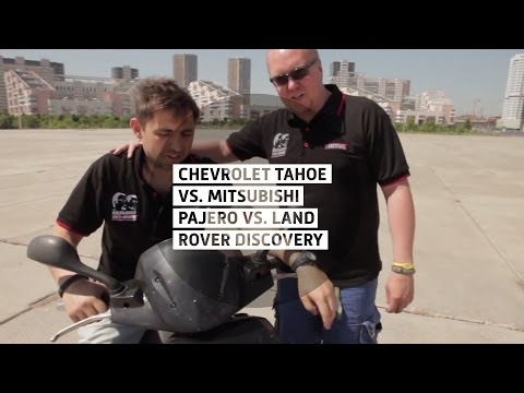 Видео: Chevrolet Tahoe vs. Mitsubishi Pajero vs. Land Rover Discovery - Большой тест-драйв / Big Test Drive