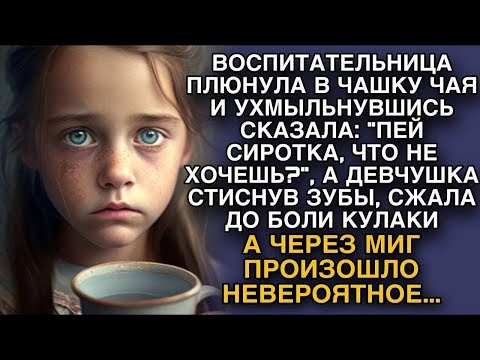 Видео: Воспитательница плюнула сиротке в чай, а через миг произошло невероятное…