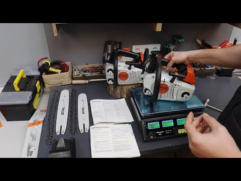 Видео: Обзор бензопил STIHL MS 194T и 201TC