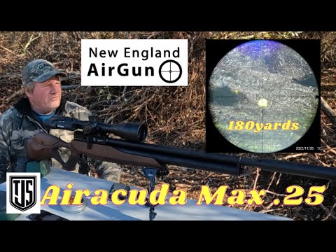 Видео: JTS Airacuda Max .25 с дальностью стрельбы 180 ярдов