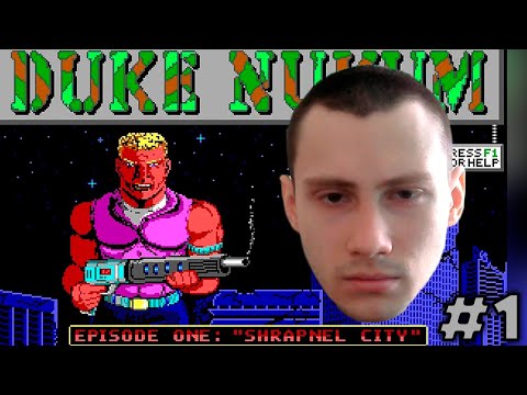 Видео: Прохождение Duke Nukem (1991): Ep 1 Shrapnel City