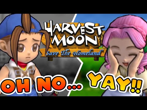Видео: Я впервые сыграл в Harvest Moon Save the Homeland...