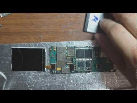 Видео: Nokia 6300 чистка от коррозии.