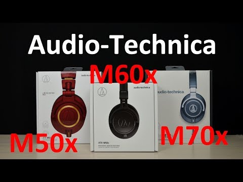 Видео: Что связывает Audio-Technica M60x | M70x с M50x?