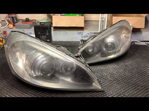 Видео: Замена стекла и отражателей на фарах Volvo s60.